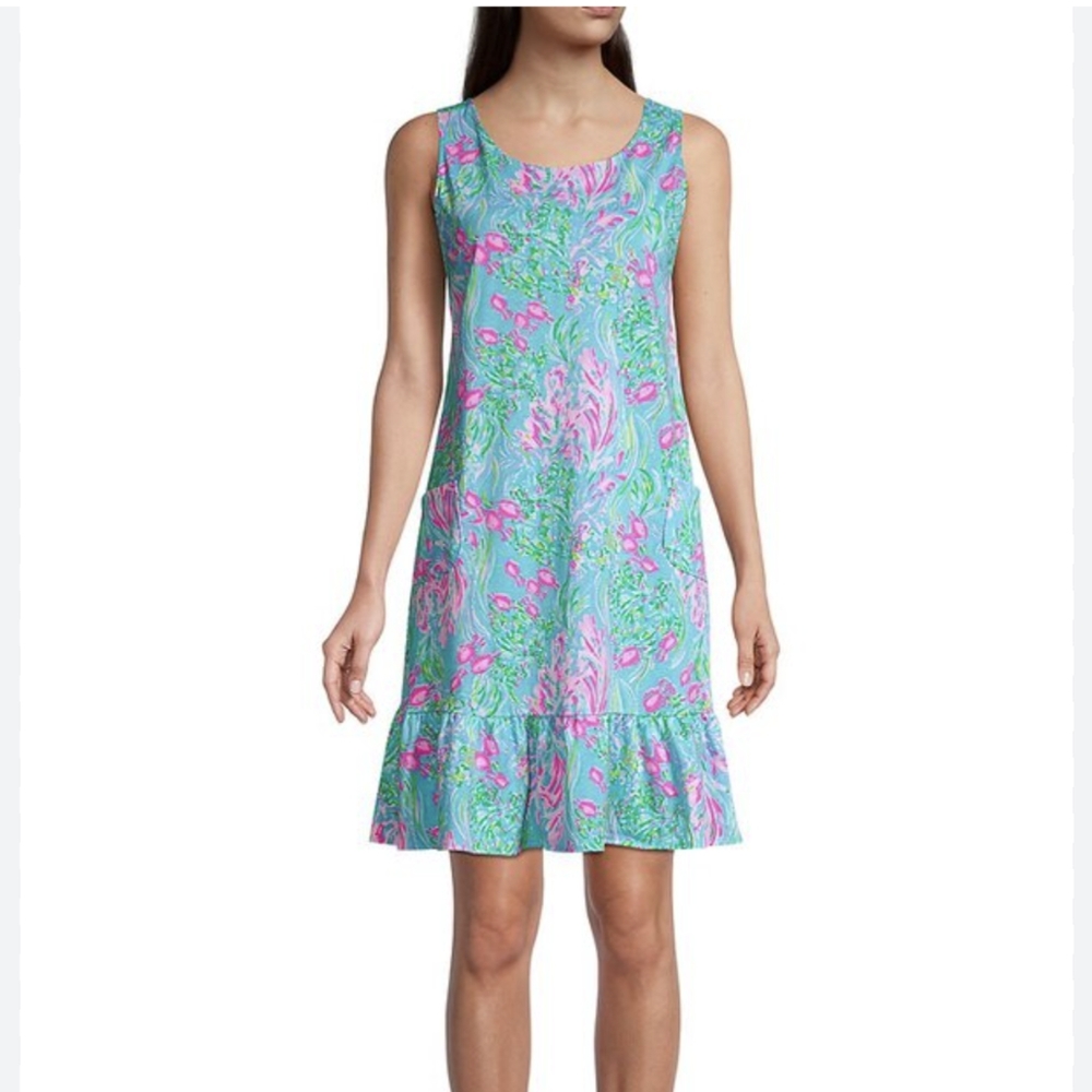 EEUC LILLY PULITZER KRISTEN FLOUNCE DRESS